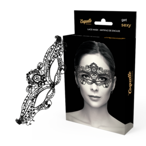 COQUETTE CHIC DESIRE – MASCHERA IN FINE PIZZO NERO