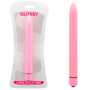 GLOSSY – SLIM VIBRADOR ROSA