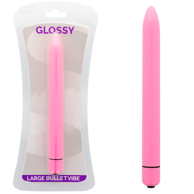 GLOSSY – VIBRATORE SLIM DEEP ROSE