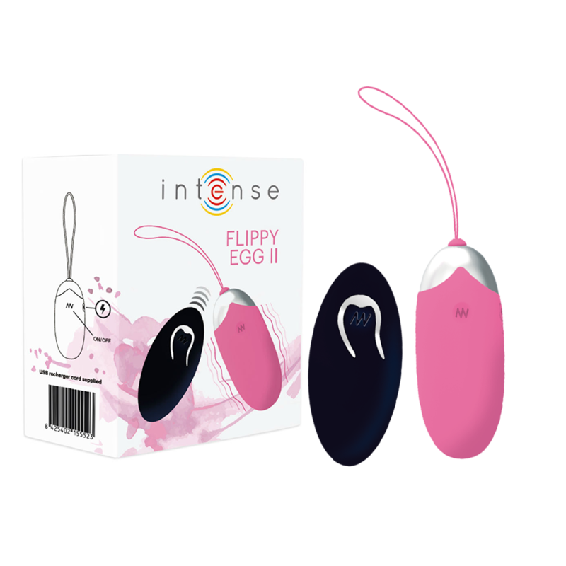 INTENSE – UOVO VIBRANTE FLIPPY II CON TELECOMANDO ROSA