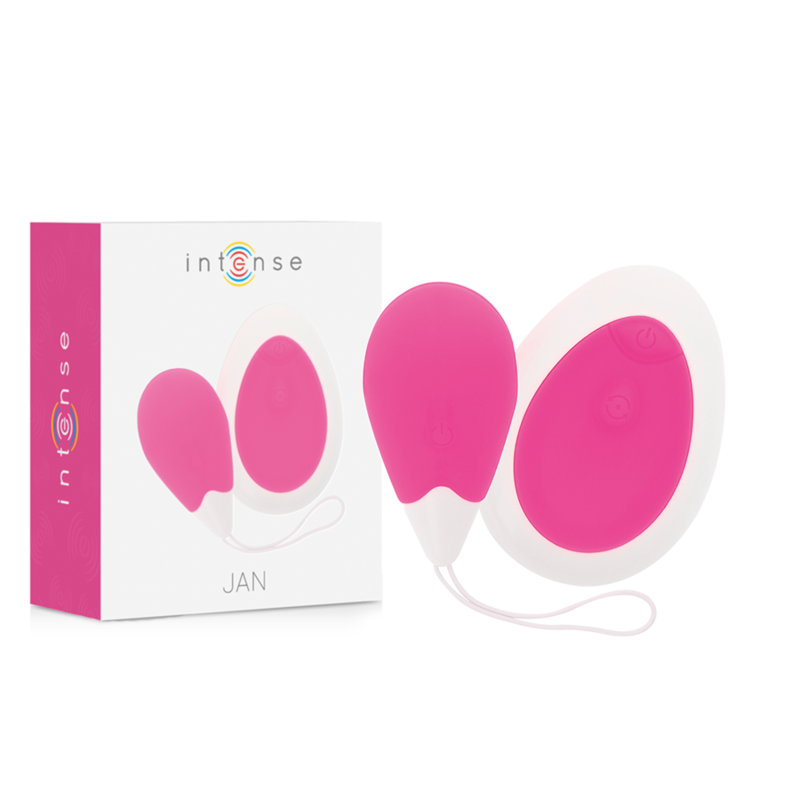 INTENSE – TELECOMANDO VIBRATORE JAN EGG ROSA
