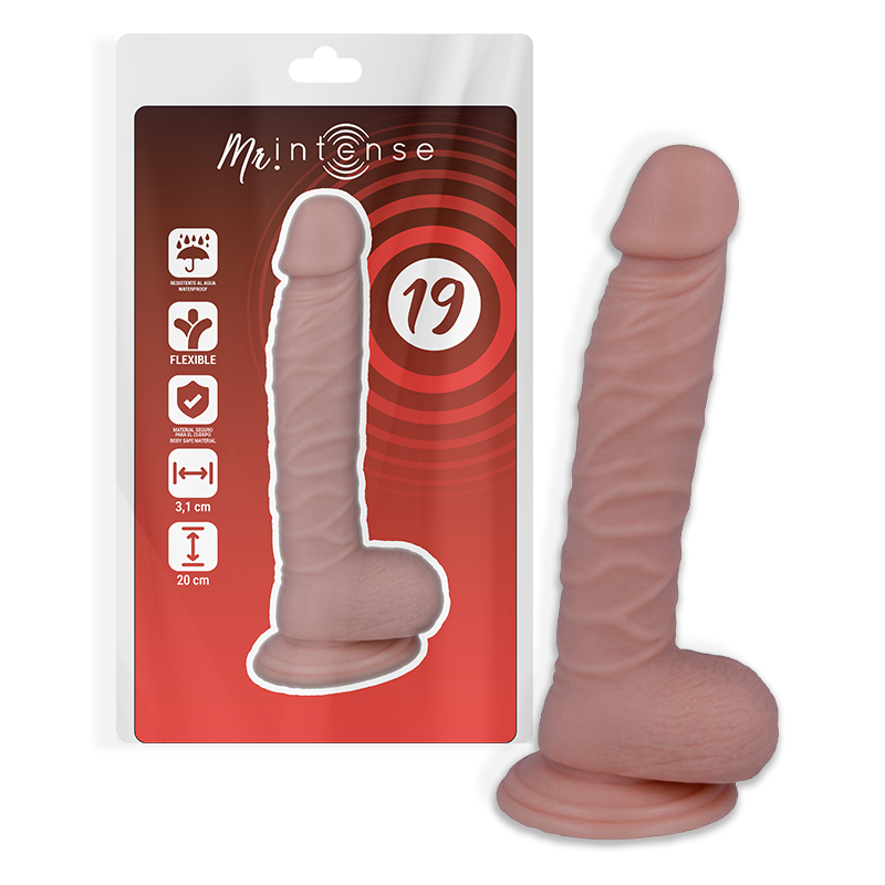 MR INTENSE – 19 REALISTIC PENIS 20 CM -O- 3.1 CM