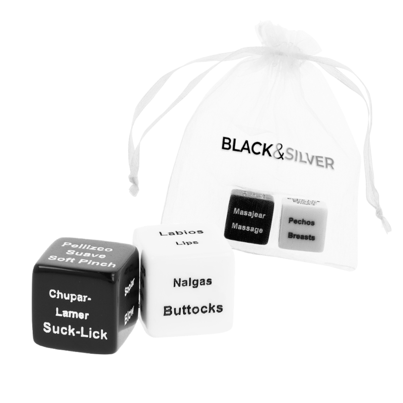 BLACK&SILVER - DADI PER COPPIE ES/EN - immagine 2