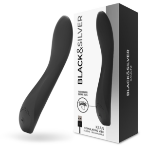 BLACK&SILVER – VIBRATORE KEAN TOUCH CONTROL