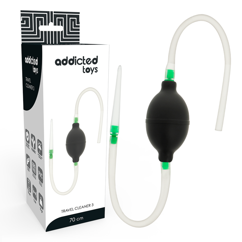 ADDICTED TOYS - SET DI CLISTERE NERO - immagine 4