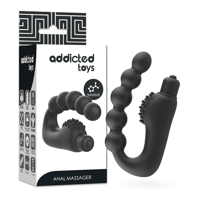 ADDICTED TOYS - MASSAGGIATORE ANALE PROSTATICO CON VIBRAZIONE - immagine 5