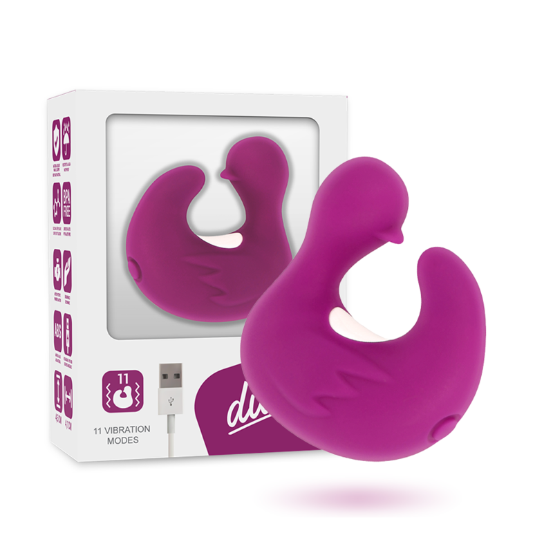 COVERME – DUCKYMANIA RICARICABILE DITALE ANATRA STIMOLANTE IN SILICONE