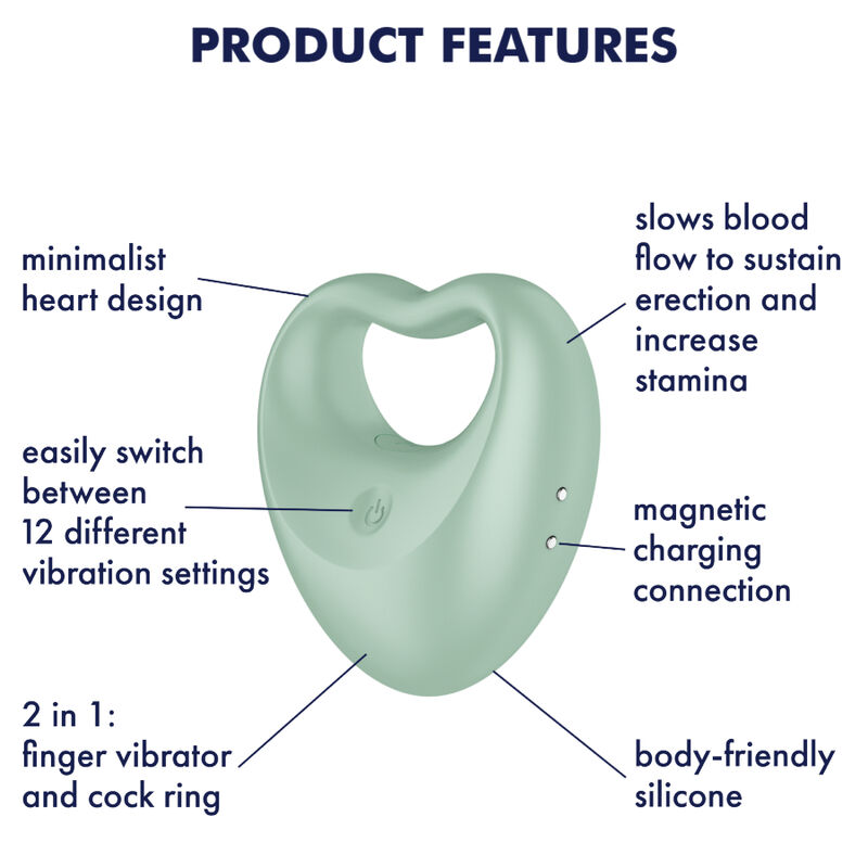 SATISFYER - COPPIA PERFETTA 3 VERDI - immagine 3