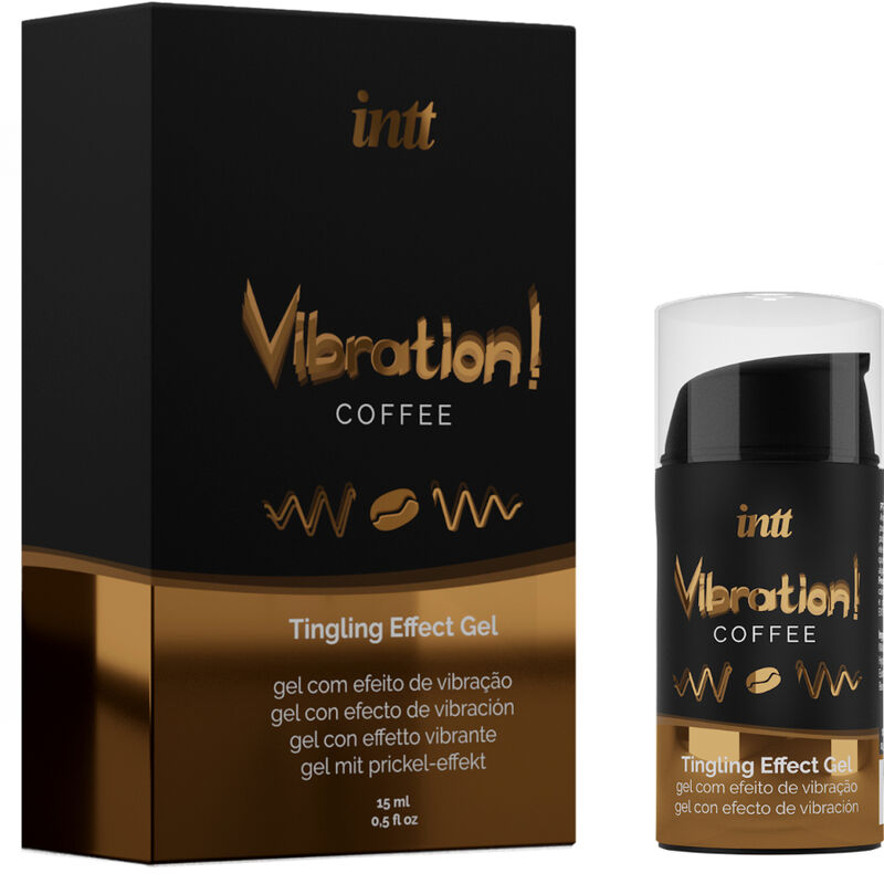 INTT - POTENTE GEL LIQUIDO VIBRANTE STIMOLANTE INTIMO CAFFÈ 15ML - immagine 2