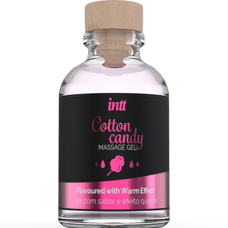INTT MASSAGE & ORAL SEX – GEL DA MASSAGGIO AL GUSTO DI CANDY COTONE CON EFFETTO RISCALDANTE