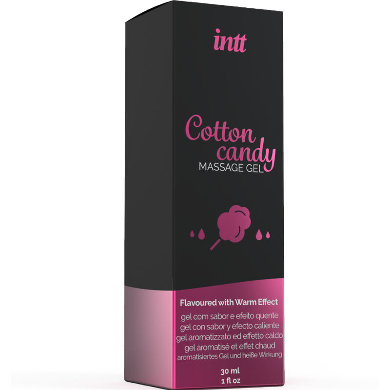 INTT MASSAGE & ORAL SEX - GEL DA MASSAGGIO AL GUSTO DI CANDY COTONE CON EFFETTO RISCALDANTE - immagine 2
