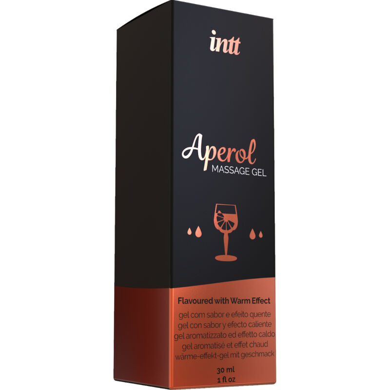 INTT MASSAGE & ORAL SEX - GEL DA MASSAGGIO APEROL EFFETTO CALORE INTENSO - immagine 2