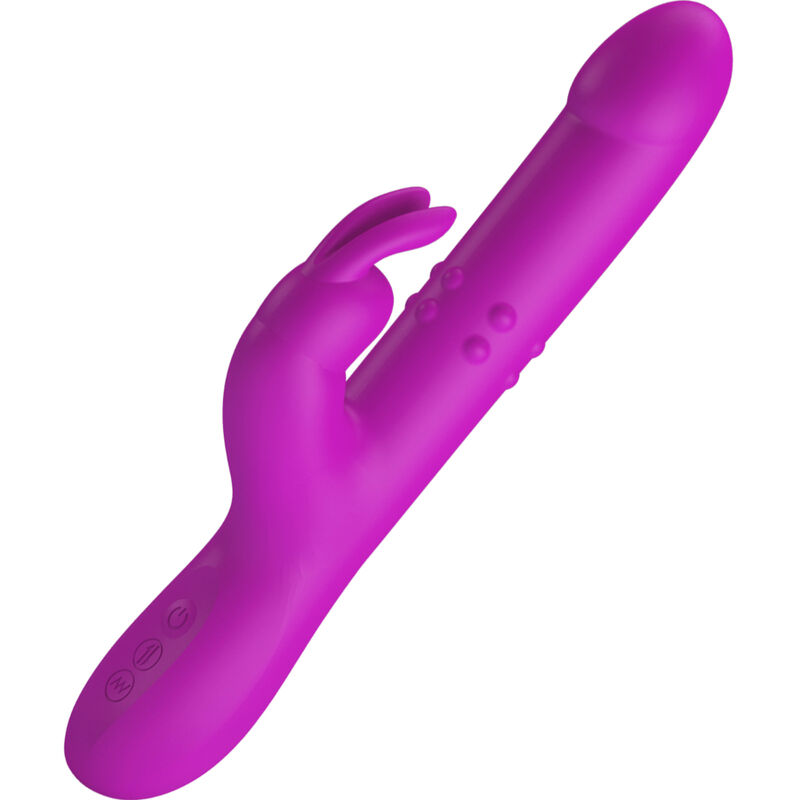 PRETTY LOVE - VIBRATORE REESE CON ROTAZIONE VIOLA - immagine 8