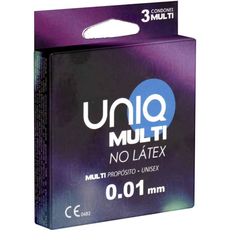UNIQ – PRESERVATIVO SENZA LATTICE MULTI 3 UNITÀ