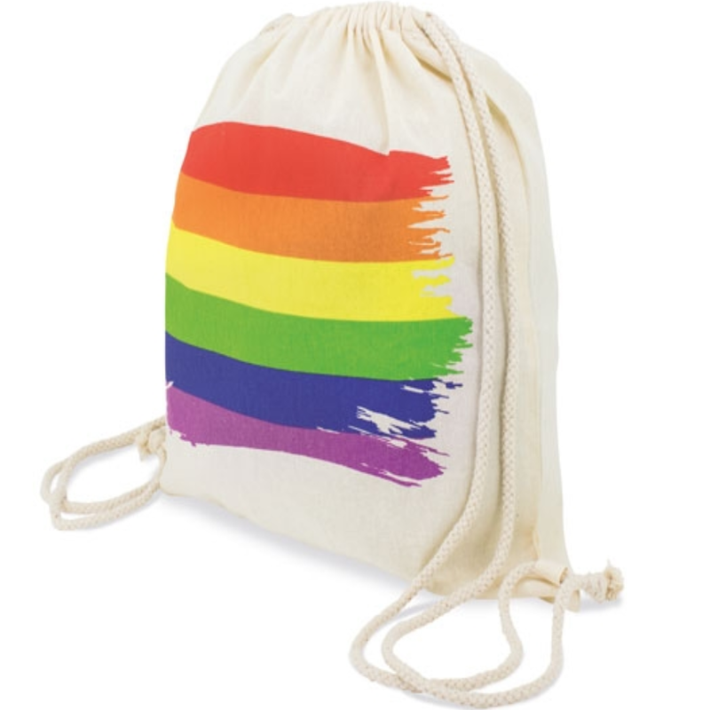 PRIDE – ZAINO CON BANDIERA LGBT IN COTONE PRIDE – ZAINO CON BANDIERA LGBT IN COTONE