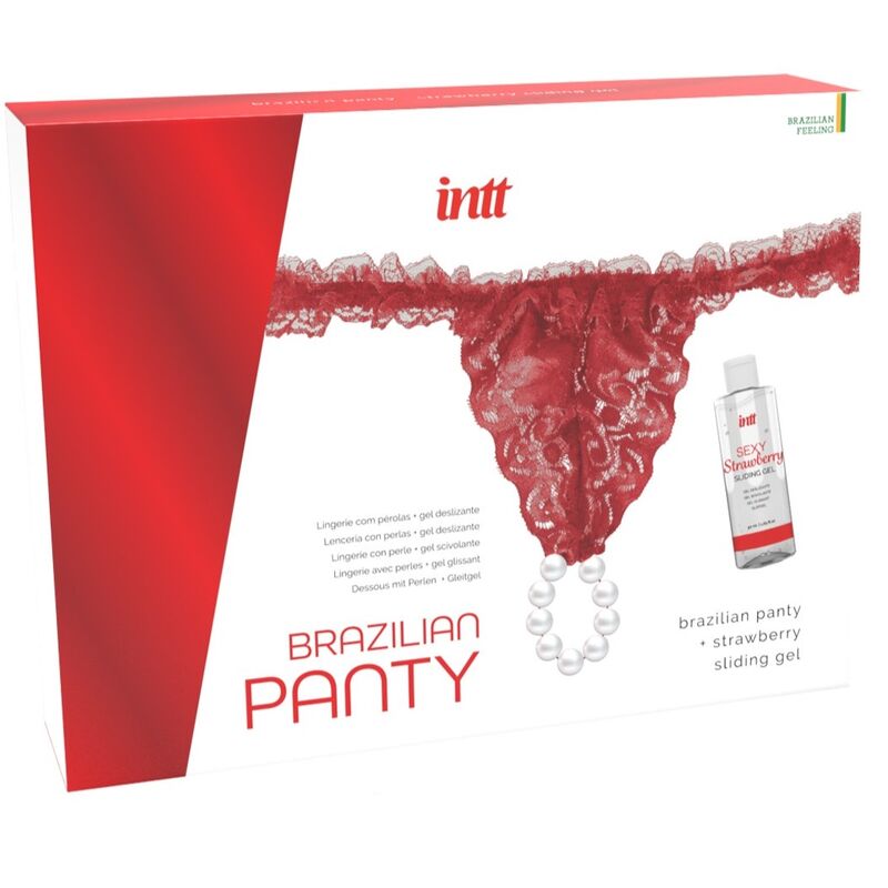 INTT RELEASES – BRASILIANA ROSSA CON PERLE E GEL LUBRIFICANTE 50 ML