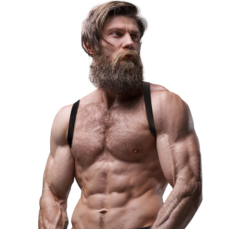 FETISH SUBMISSIVE ATTITUDE - IMBRACATURA POSTERIORE IN ECOPELLE DA UOMO - immagine 3