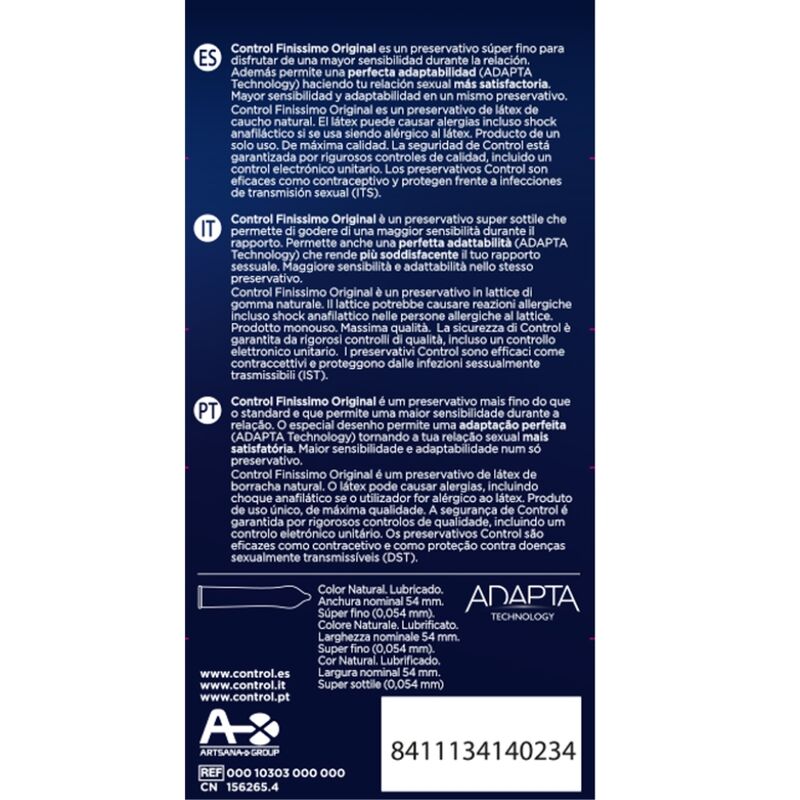 CONTROL - FINISSIMO CONDOMS 12 UNITS - immagine 2