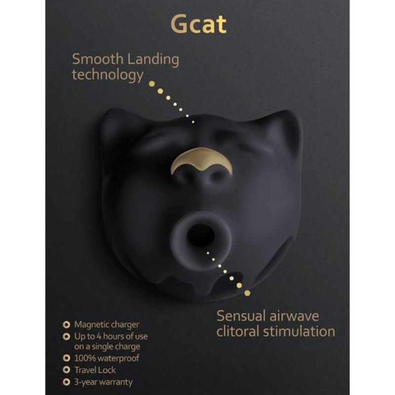 G-VIBE - GCAT MYSTIC CLITORIAL SUCKER NERO - immagine 2