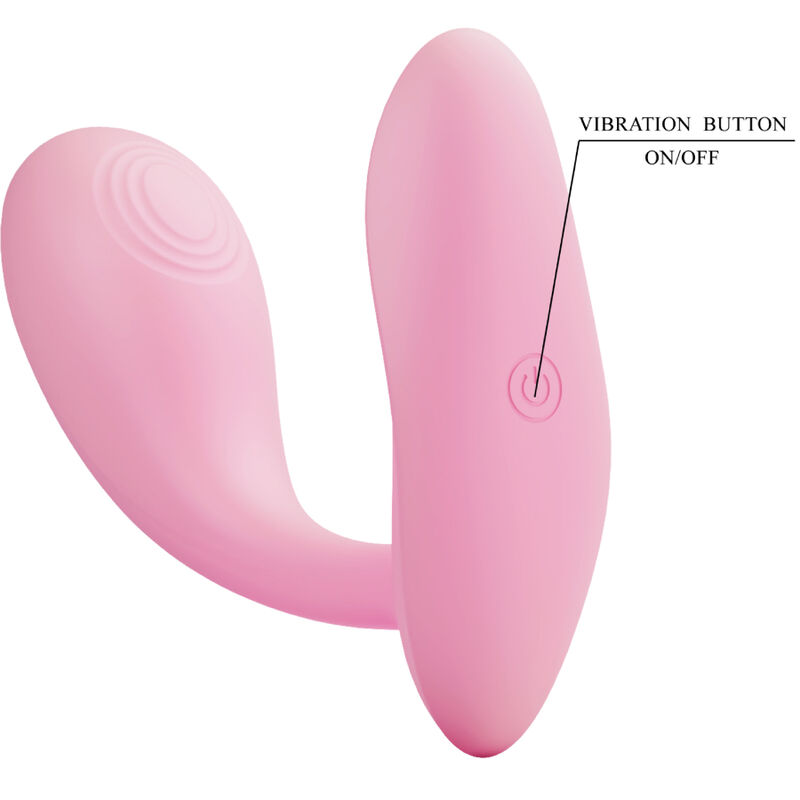 PRETTY LOVE - BAIRD G-SPOT 12 VIBRAZIONI RICARICABILE APP ROSA - immagine 5