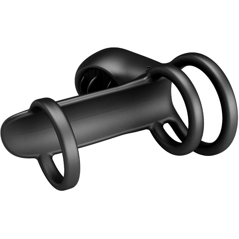 PRETTY LOVE - GUAINA PER PENE JAMMY 12 VIBRAZIONI CON LINGUA IN SILICONE RICARICABILE - immagine 4