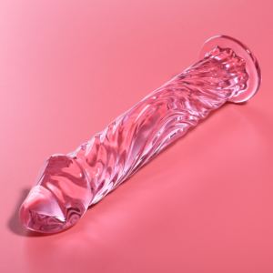 NEBULA SERIES BY IBIZA – MODELLO 12 DILDO IN VETRO BOROSILICATO 17 X 3,5 CM TRASPARENTE