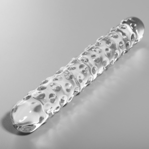 NEBULA SERIES BY IBIZA – MODELLO 15 DILDO IN VETRO BOROSILICATO 18,5 X 3 CM TRASPARENTE