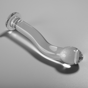 NEBULA SERIES BY IBIZA – MODELLO 18 DILDO IN VETRO BOROSILICATO 18,5 X 3,5 CM TRASPARENTE