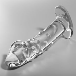 NEBULA SERIES BY IBIZA – MODELLO 19 DILDO IN VETRO BOROSILICATO 18,5 X 4 CM TRASPARENTE