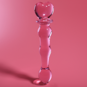NEBULA SERIES BY IBIZA – MODELLO 21 DILDO IN VETRO BOROSILICATO 20,5 X 3,5 CM TRASPARENTE