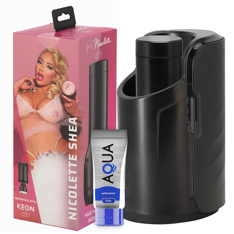 KIIROO – KEON + FEEL NICOLETTE SHEA STROKER + LUBRIFICANTE DI QUALIT AQUA 50 ML