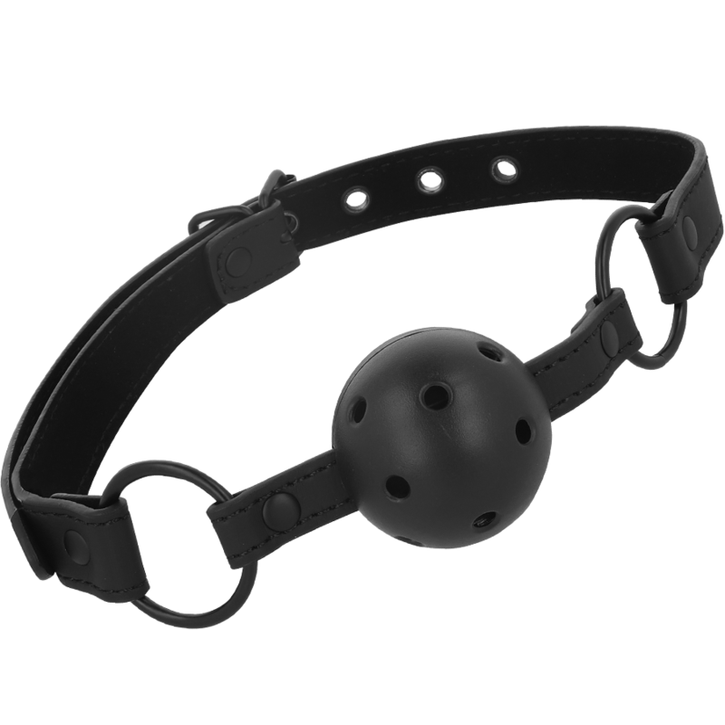 INTENSE - FETISH BALL GAG IN PELLE VEGANA - immagine 5
