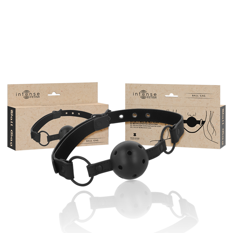 INTENSE – FETISH BALL GAG IN PELLE VEGANA