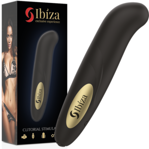 IBIZA – STIMOLATORE CLITORIDE CARICATORE USB 10 MODALIT VIBRAZIONE DORATO 13 X 2,9
