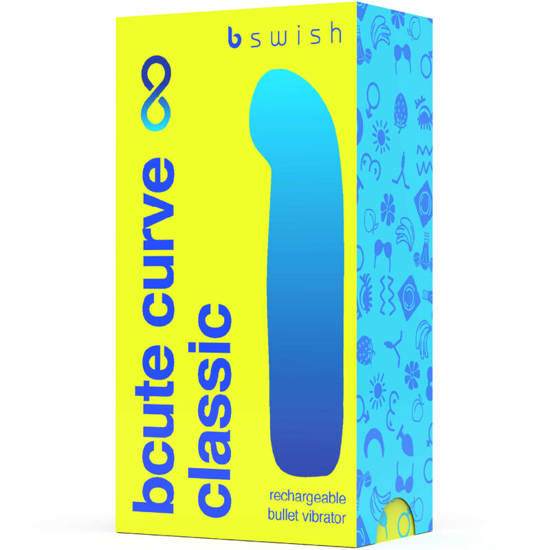 B SWISH - BCUTE CURVE INFINITE CLASSIC VIBRATORE IN SILICONE RICARICABILE GIALLO - immagine 4