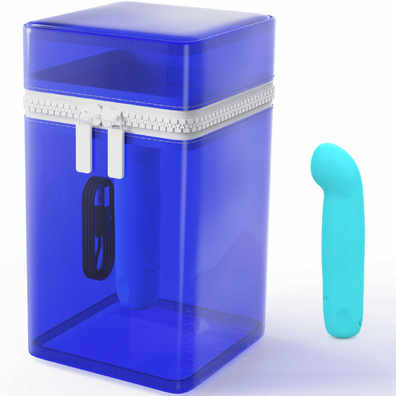 B SWISH – VIBRATORE RICARICABILE IN SILICONE BLU BCUTE CURVE INFINITE CLASSIC EDIZIONE LIMITATA