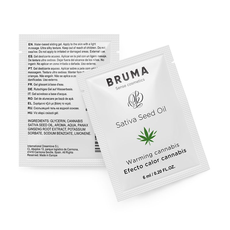 BRUMA – GEL SCORREVOLE ALL”OLIO DI SEMI DI SATIVA GUSTO CANNABIS RISCALDANTE 6 ML BRUMA – GEL SCORREVOLE ALL”OLIO DI SEMI DI SATIVA GUSTO CANNABIS RISCALDANTE 6 ML