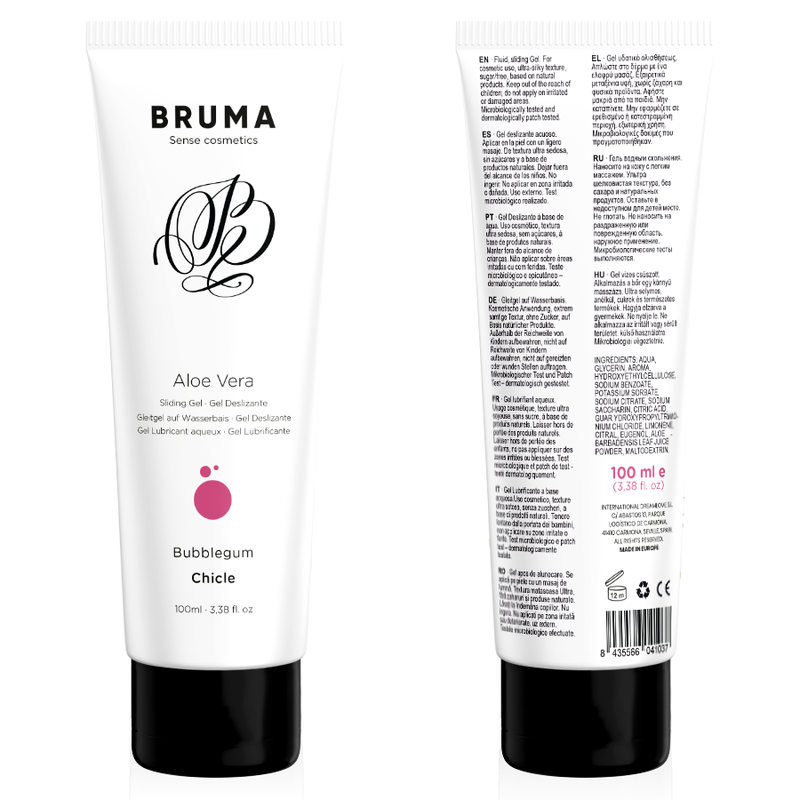 BRUMA – GEL SCORREVOLE ALOE VERA GUSTO BUBBLEGUM 100 ML