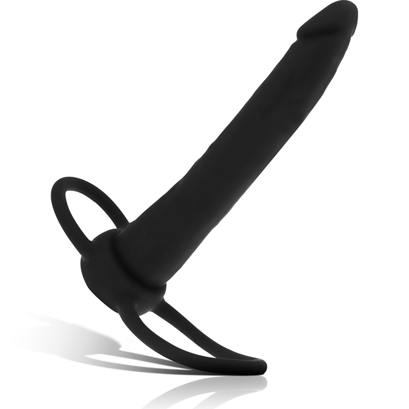 MYTHOLOGY - DILDO ANALE COBI ONYX CON ANELLO PER CAZZO E TESTICOLI 13 CM IN SILICONE - immagine 2