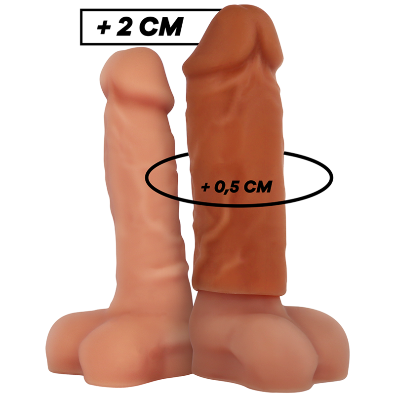 VIRILXL – ESTENSIONE DEL PENE IN SILICONE LIQUIDO V3 MARRONE