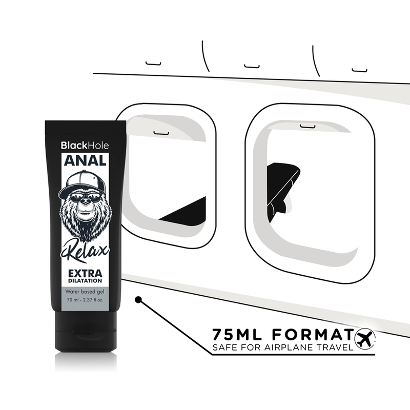 BLACK HOLE - GEL DILATANTE ANALE A BASE D'ACQUA 70 ML - immagine 3