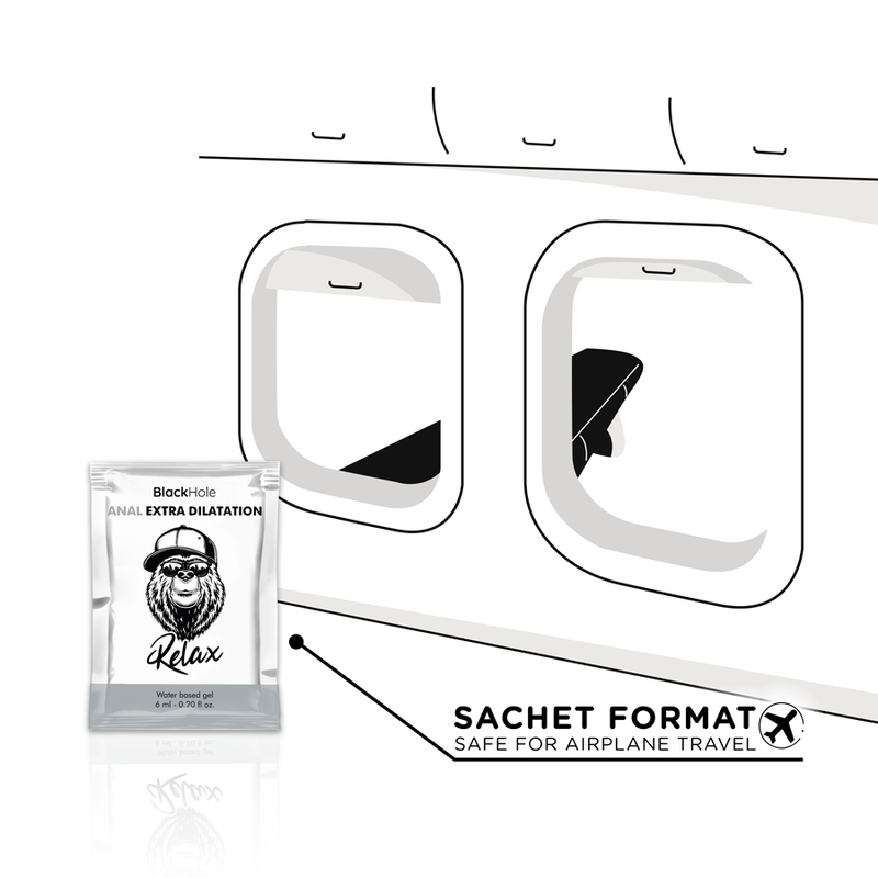 BLACK HOLE - GEL A BASE D'ACQUA EXTRA DILATAZIONE 6 ML MONODOSE - immagine 7