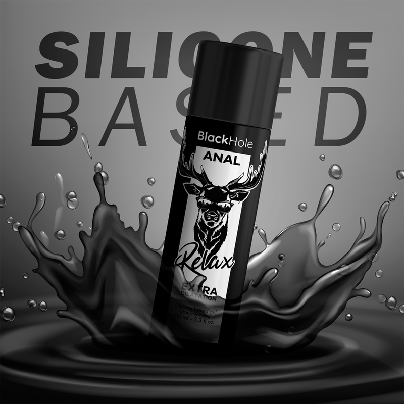 BLACK HOLE - GEL DILATAZIONE ANALE A BASE DI SILICONE 100 ML - immagine 3
