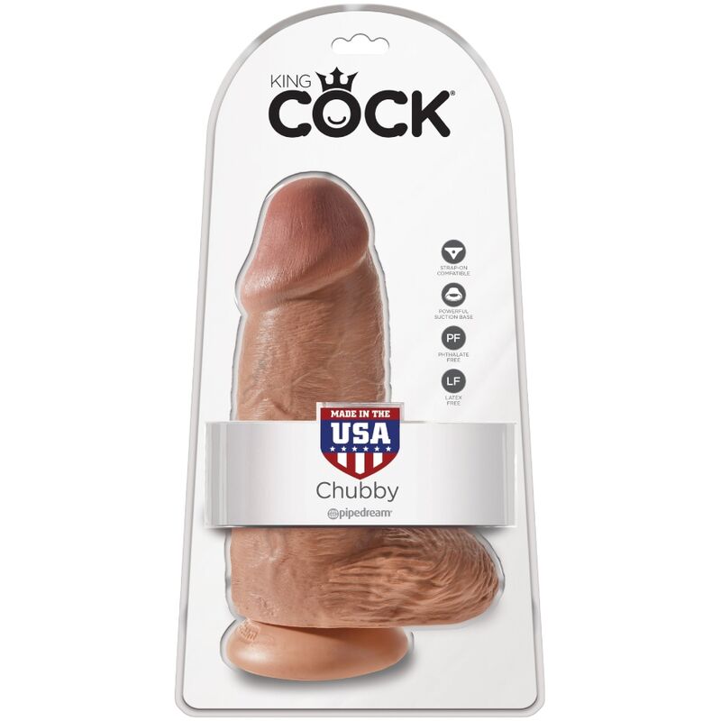 KING COCK - PENE REALISTICO CHUBBY 23 CM CARAMEL - immagine 5