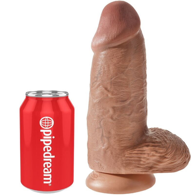 KING COCK - PENE REALISTICO CHUBBY 23 CM CARAMEL - immagine 4
