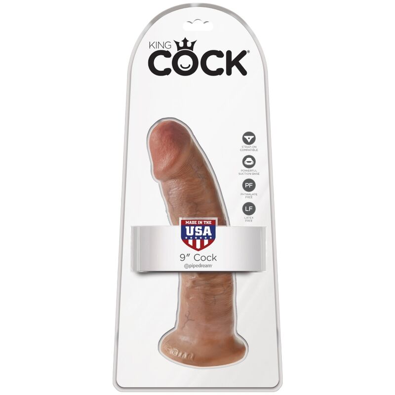 KING COCK - PENE REALISTICO 21.7 CM CARAMEL - immagine 5