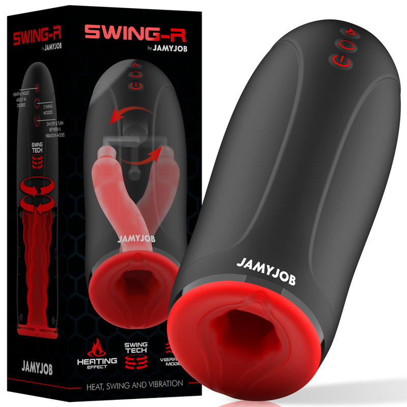 JAMYJOB - EFFETTO RISCALDANTE SWING-R, SWING TECH E MASTURBATORE VIBRANTE - immagine 6