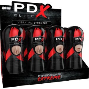 PDX ELITE – SET STROKER 12 UNIT: 6X VAGINA, 3X ANO, 3X BOCCA