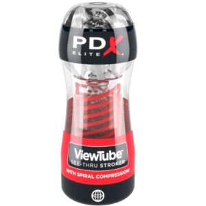 PDX ELITE – STROKER VIEWTUBE 2 COMPRESSIONE SPIRALE TRASPARENTE