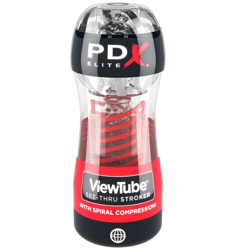 PDX ELITE – STROKER VIEWTUBE 2 COMPRESSIONE SPIRALE TRASPARENTE PDX ELITE – STROKER VIEWTUBE 2 COMPRESSIONE SPIRALE TRASPARENTE